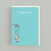 Cake waiter- Letterpress luxury hand printed Birthday card