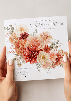 Beautiful arched invitation suite
