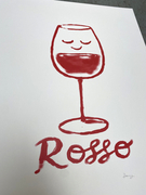 Rosso screenprint
