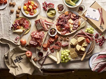 Charcuterie board gift and hampers