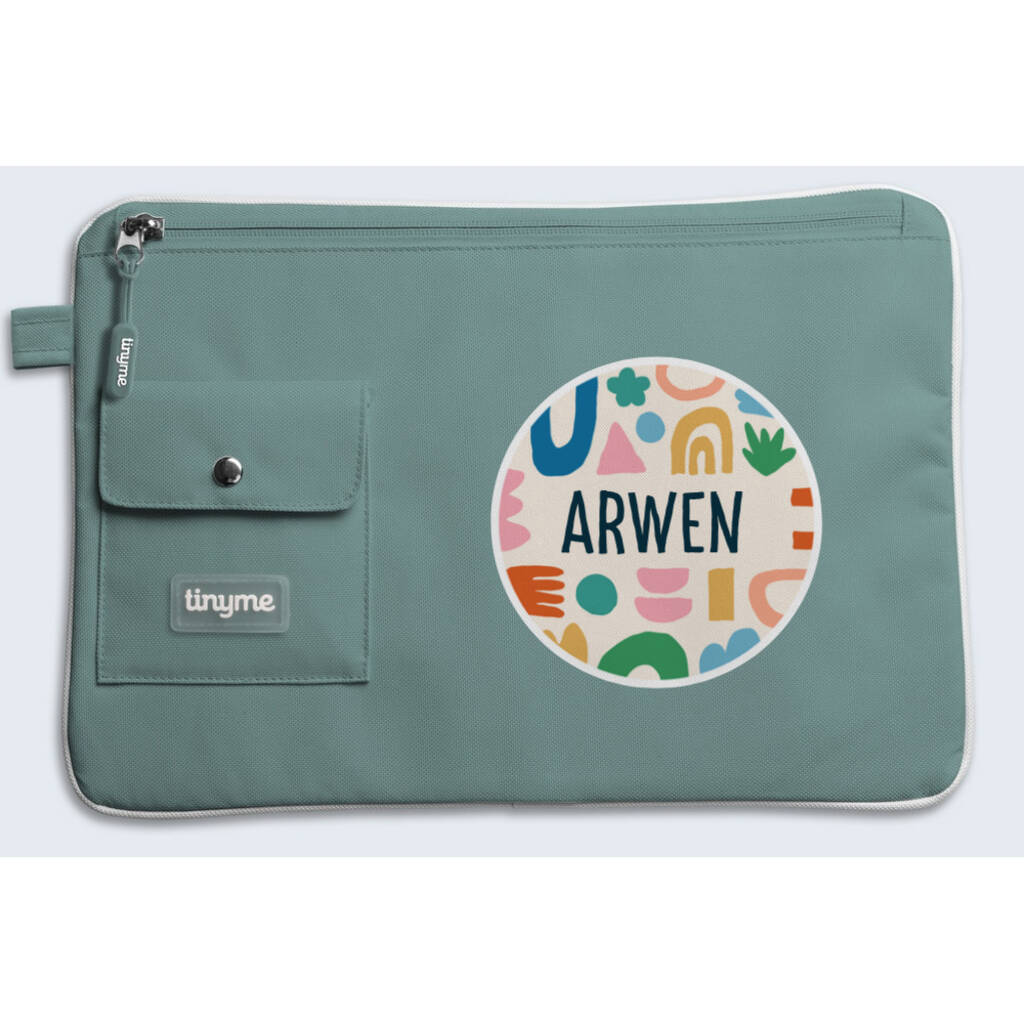 Personalised Abstract Design Kids Pencil Case
