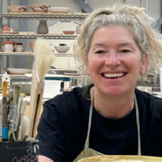 Jenny Hewitt ceramicist at work