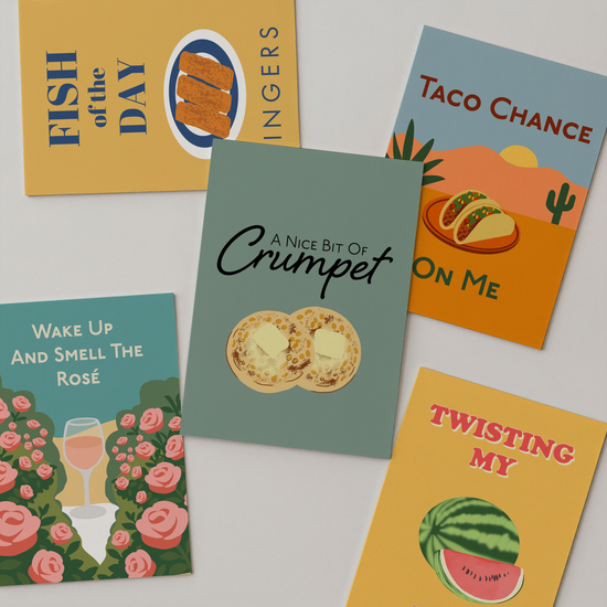The Printed Word Store Collage of Kitchen Prints