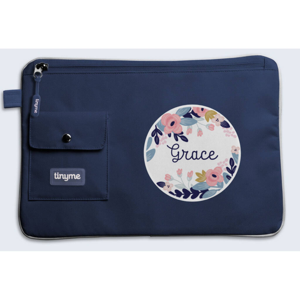 Personalised Flourish Design Kids Pencil Case