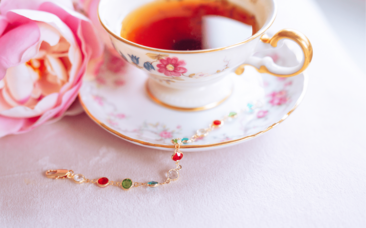 Vintage with a pop of colour
