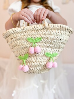 Handwoven Palm Leaf Basket Bag