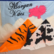 Tiger/ cow design Delta Kite