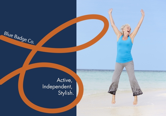 Blue Badge Co Active Indipendent Stylish