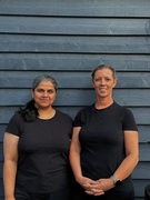 Our Macaron bakers Rucha & Michelle