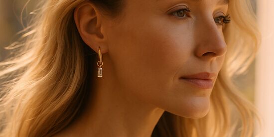 Diana Sherling, Jeweller and Goldsmith at the bench at Lily Flo Jewellery
