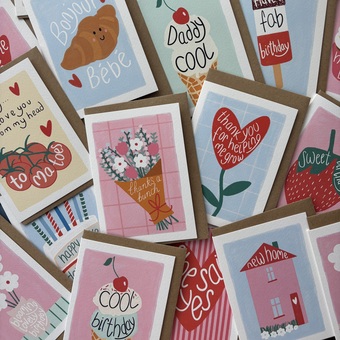 Collection of luxury greetings cards