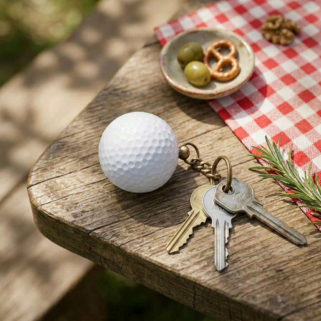 Golf Ball Keyring