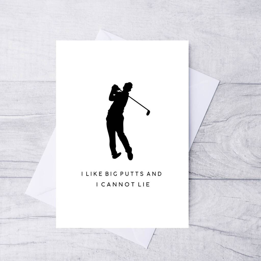 Happy Birthday Card For Him | Golf Card