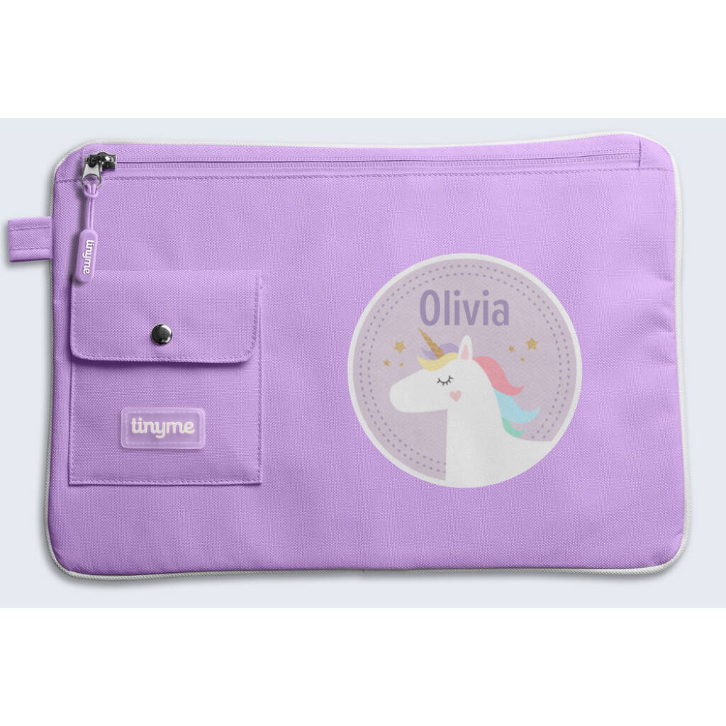 Personalised Unicorn Design Kids Pencil Case
