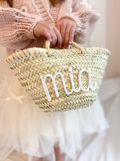 Handwoven Basket Bag
