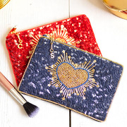 sequin cosmetic bags