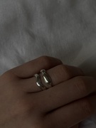 Molten recycled silver bands