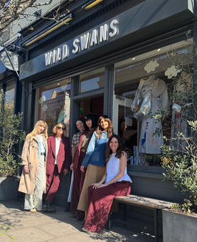 Wild Swans team and Chiswick Store