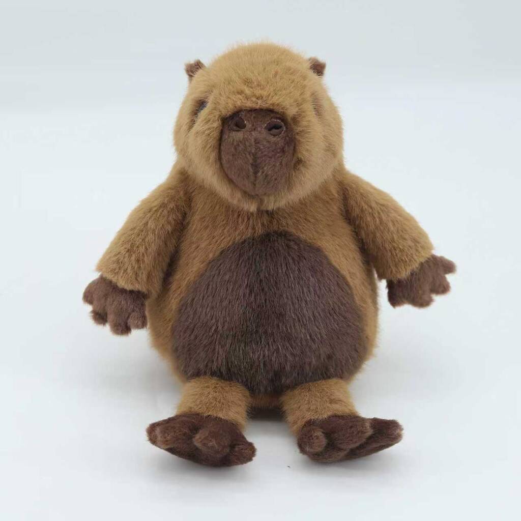 Super Cuddly Capybara Premium Plush Soft Toy 20cm, Suitable From Birth, Gift Bag Included