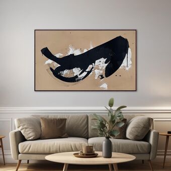 Large original abstract paintings, textured wall art and acrylic oil paintings, London artist