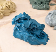Handmade coloured clay