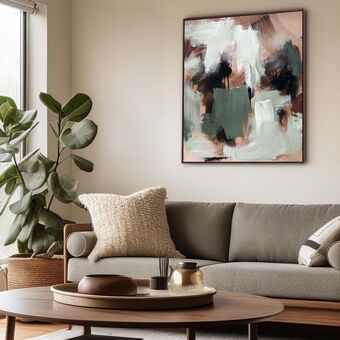 Contemporary, modern wall art, unique one-of-a-kind paintings