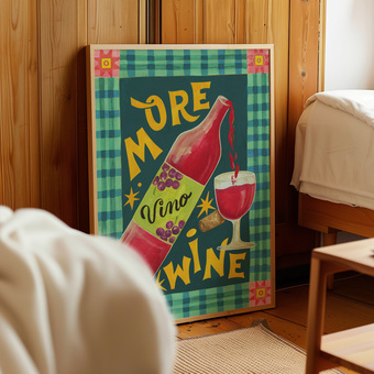 More Wine Print