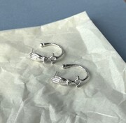 Helping Hand Hoop Earrings