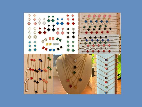 collage of charm jewellery