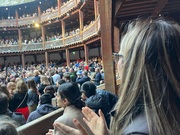 inside shakspeare's globe theatre in london