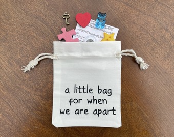 distance gift - a little bag for when we are apart