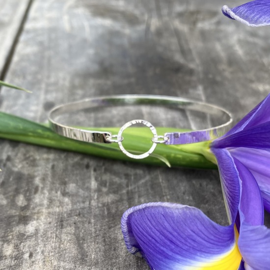 hammered bangle
