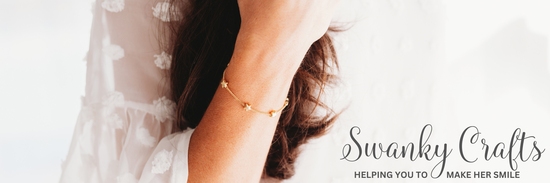 Swanky Crafts Silver Star Bracelet